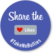Share The Likes No Bullies Label