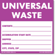 Universal Waste Label