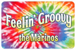 Personalized Feelin' Groovy Mat