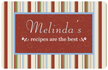 Recipe Card Mat