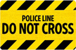 Police Line Do Not Cross Welcome Mat