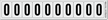 Aluminum 1" Numbers and Letters Character black on silver O
