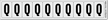 Aluminum 1" Numbers and Letters Character black on silver Q