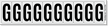 Aluminum 1.5" Numbers and Letters Character black on silver G