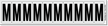 Aluminum 1.5" Numbers and Letters Character black on silver M