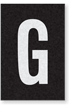 Engineer Grade Vinyl Numbers Letters White on black G