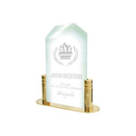 Pop-in Acrylics Corners Award with Base