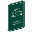 Add Custom Headline And Instructions PermaCarve Sign