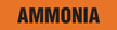 Ammonia (Orange) Adhesive Pipe Marker