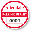 Parking Labels   Design CR9