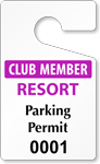 ToughTag™ for Club / Resort Parking Permits
