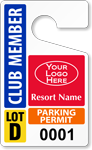 ToughTag™ for Club / Resort Parking Permits