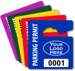 Customizable Logo Parking Permit Mini Hang Tag