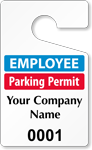 Plastic ToughTags™ for Employee Parking Permits