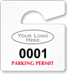 Plastic ToughTags™ Parking Permits, Mini