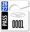 Plastic ToughTags™ Parking Permits, Mini