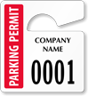 Plastic ToughTags™ Parking Permits, Mini