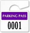 Plastic ToughTags™ Parking Permits, Mini