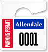 Plastic ToughTags™ Parking Permit Mini Template