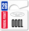 Plastic ToughTags™ Parking Permit Mini Template