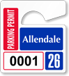 Plastic ToughTags™ Parking Permit Mini Template