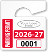 Plastic ToughTags™ Parking Permit Mini Template