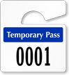 Plastic ToughTags™ Parking Permits, Mini