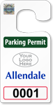 Plastic ToughTags™ Parking Permit Template