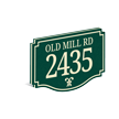PermaCarve Family Emblem Address Plaque