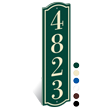 PermaCarve Sign Colonial Address Plaque  Four Numbers