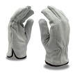 Premium Grain Cowhide Fleece Lined Driver Gloves