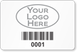 Parking Label With Barcodes