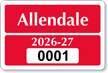 Parking Labels   Design LT4