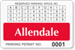 Parking Labels   Design LT14