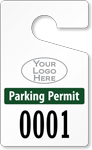 Plastic ToughTags™ Parking Permit Template