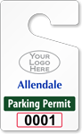 Plastic ToughTags™ Parking Permit Template