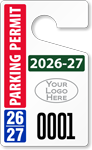 Plastic ToughTags™ Parking Permit Template