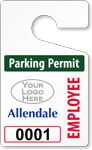 Plastic ToughTags™ Parking Permit Template
