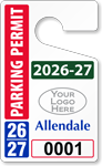 Plastic ToughTags™ Parking Permit Template
