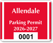 Parking Labels   Design CD6