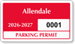 Parking Labels   Design CD8