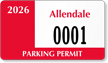 Parking Labels   Design CD10