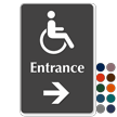 Accessible Entrance Accessible Pictogram Right arrow Sign