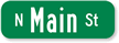 Create Own Civic Street Sign in Lower Case