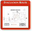 Evacuation Map Frame
