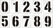 Number Stencil Set, 0-9