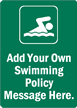 Custom Pool Sign