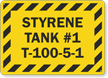 Add Your Custom Tank Content Tank Number  And Text Sign