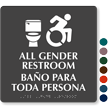 All Gender Restroom Updated ISA Symbol Sign