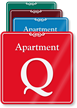 Apartment Q Showcase Wall Sign